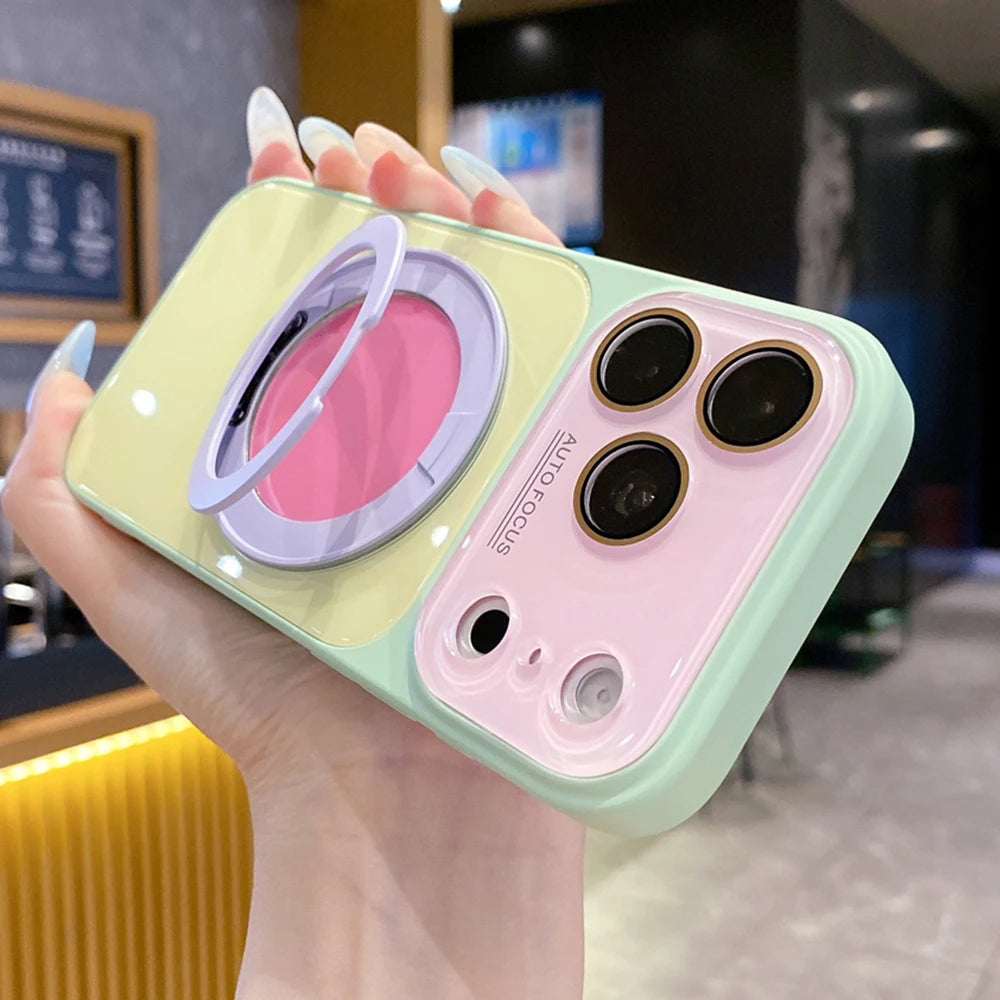 Contrast Stand — Saffron — iPhone Case