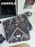 Retro Weave — Cherry — MacBook Sleeve