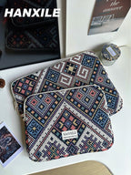 Retro Weave — Cherry — MacBook Sleeve