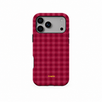 Grid Party Atlas iPhone case on white