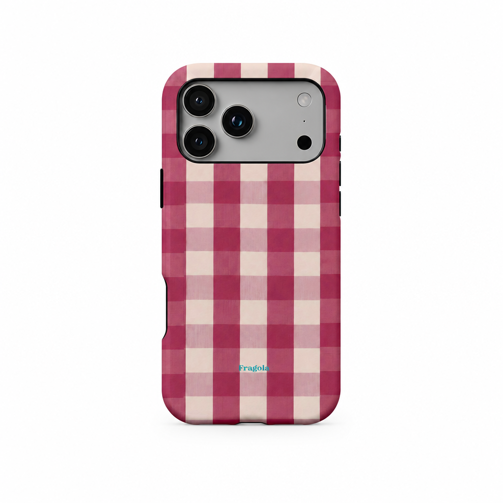 Grid Party Arcade iPhone case on white