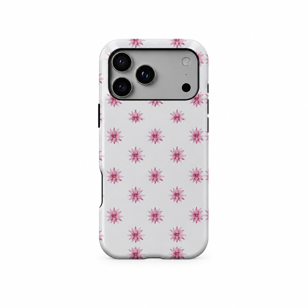 Ojo Canvas iPhone case on white