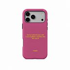 Loud Type Bloom iPhone case on white