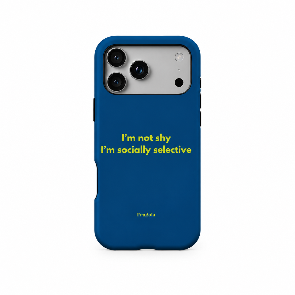 Loud Type Cinema iPhone case on white