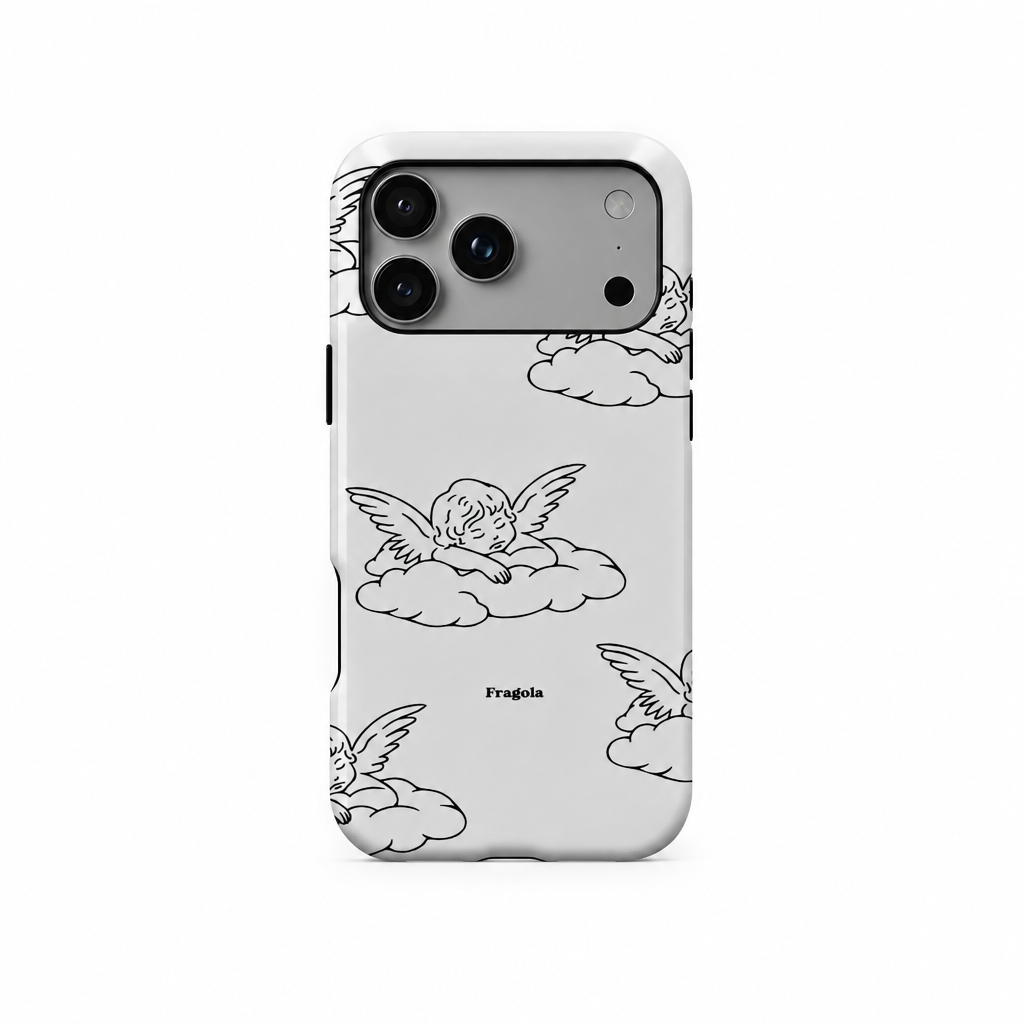 Ojo Atlas iPhone case on white