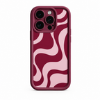 Red Line Afterglow iPhone case on white