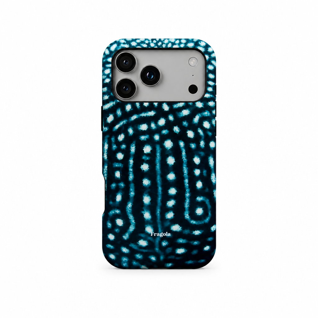 Pumpkin Spice Aura iPhone case on white