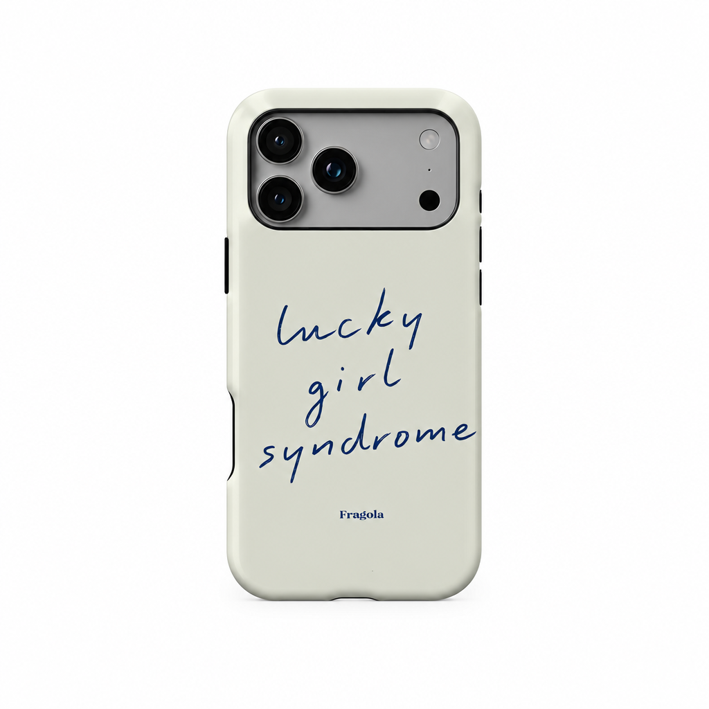 Loud Type Afterglow iPhone case on white