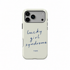 Loud Type Afterglow iPhone case on white