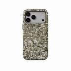Pumpkin Spice Canvas iPhone case on white