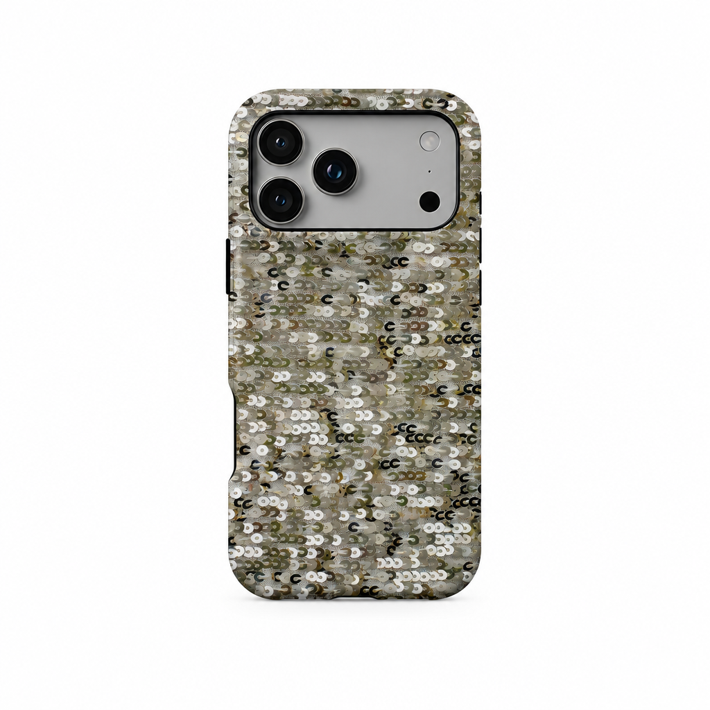 Pumpkin Spice Canvas iPhone case on white