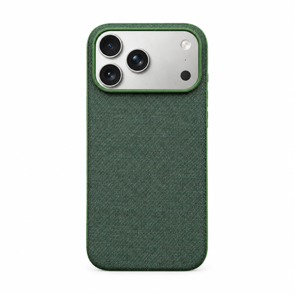 Woven Tech Fern iPhone case on white