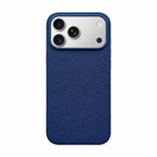 Woven Tech Cobalt iPhone case on white