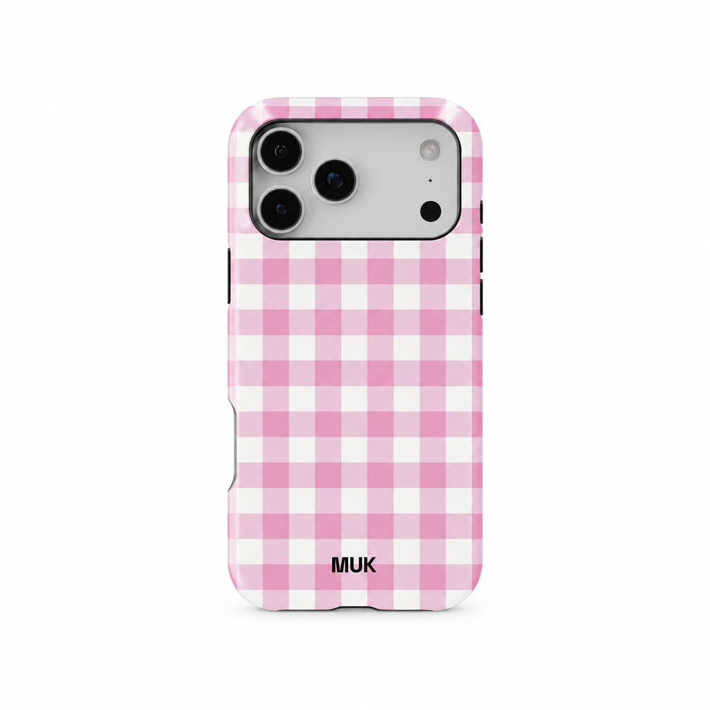 Vichy Afterglow iPhone case on white