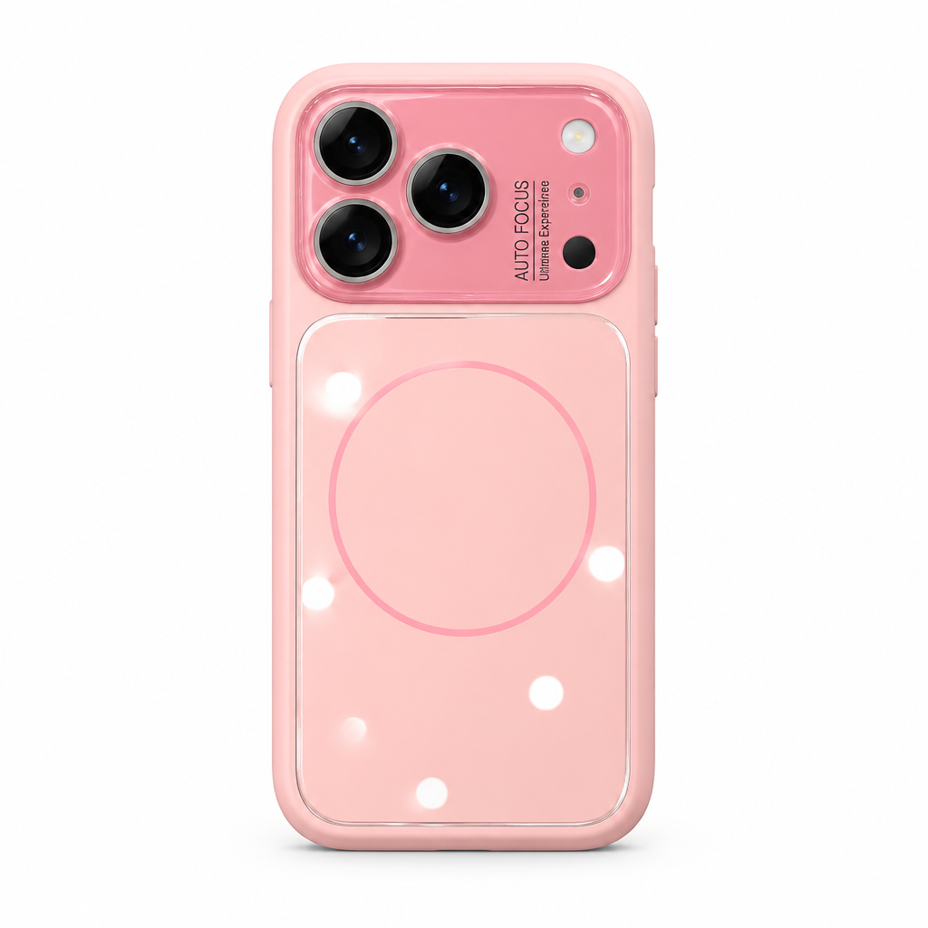 Window Seat Blush iPhone case on white