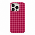 Pomegranate Afterglow iPhone case on white