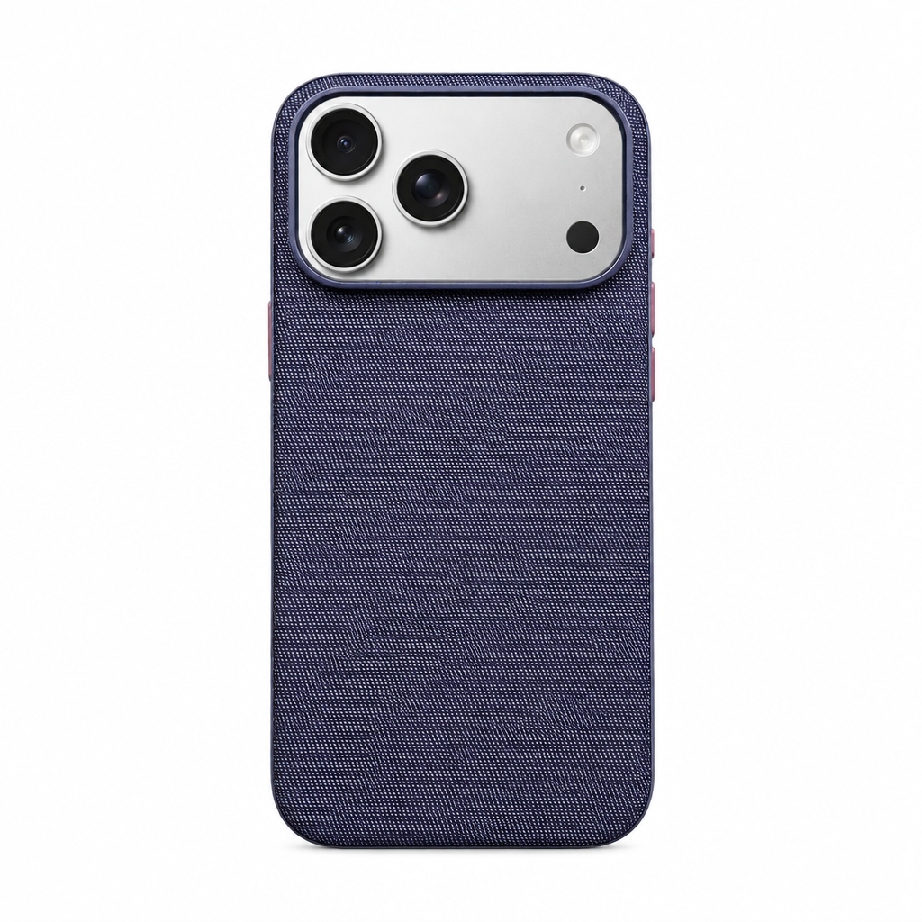 Woven Tech Iris iPhone case on white