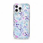 Retro Petal Crystal iPhone case on white