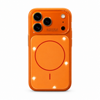 Window Seat Amber iPhone case on white