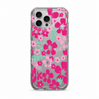 Clear Petal Onyx iPhone case on white