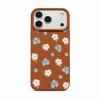 Petal Press Cocoa iPhone case on white