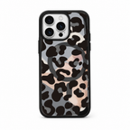 Leopard Matte Bloom iPhone case on white