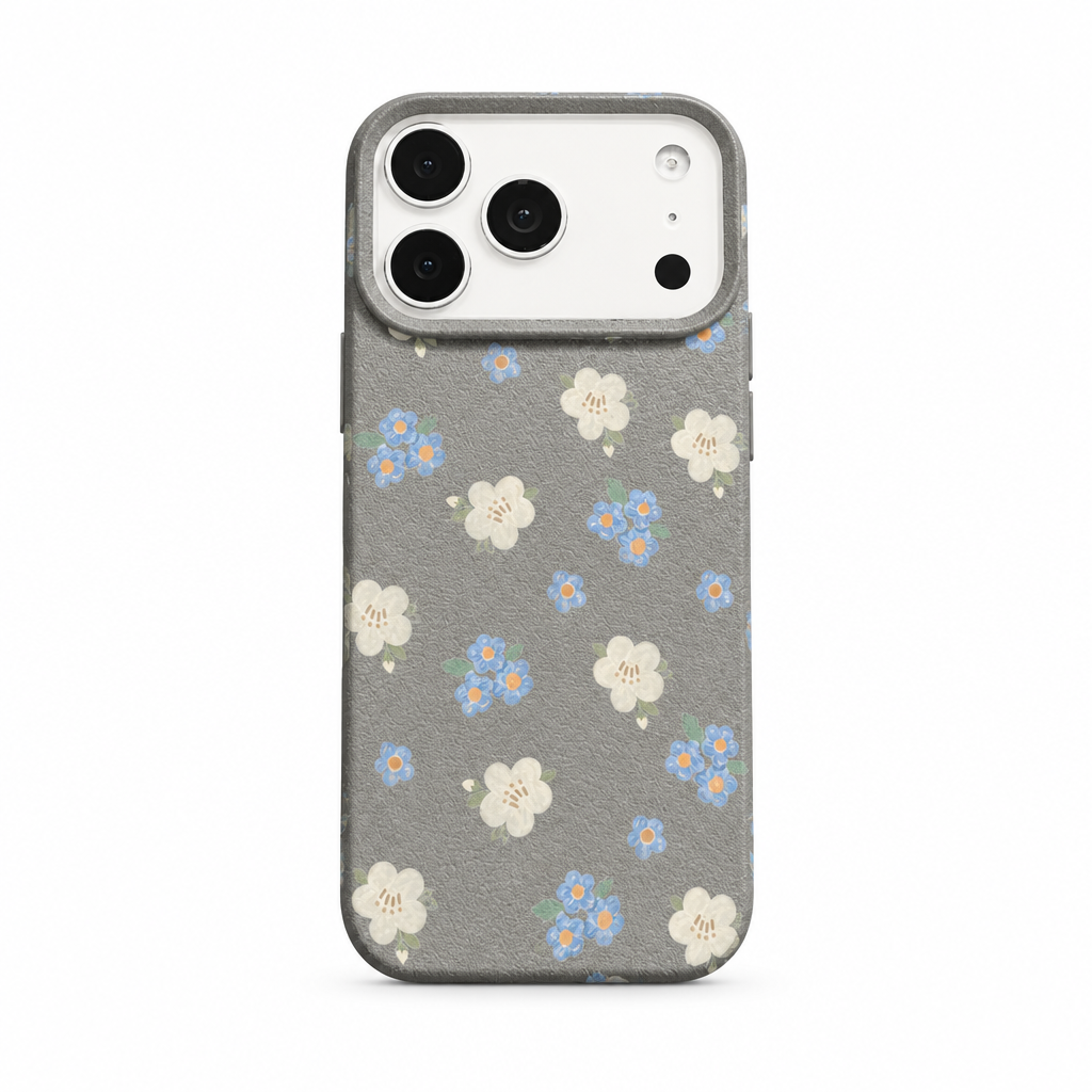 Petal Press Ash iPhone case on white