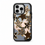 Leopard Matte Afterglow iPhone case on white