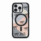 Leopard Matte Atlas iPhone case on white