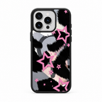 Leopard Matte Aura iPhone case on white