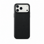 Leather Grain Ink iPhone case on white