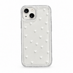 Clear Heart Arcade iPhone case on white