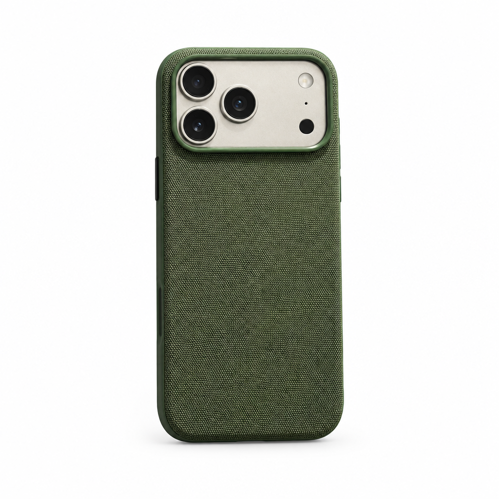 Tech Weave Fern iPhone case on white