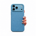 Tech Weave Sky iPhone case on white