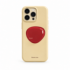 Candy Stand Cherry iPhone case on white