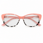 Block Cat Blush sunglasses on white