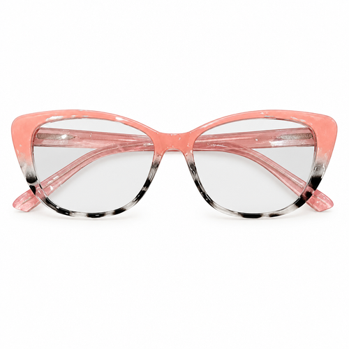 Block Cat Blush sunglasses on white