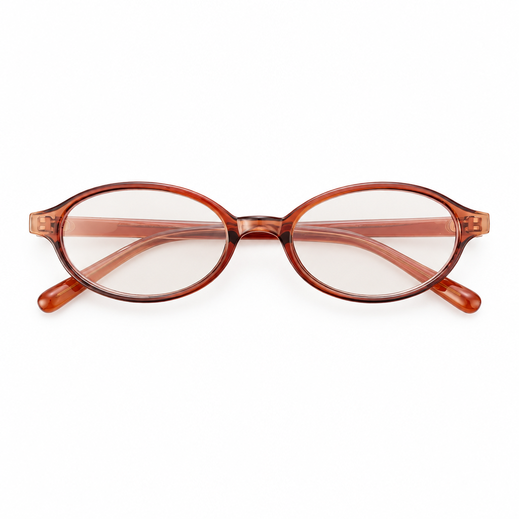 Oval Study Afterglow sunglasses on white