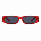 Narrow Escape Cherry sunglasses on white