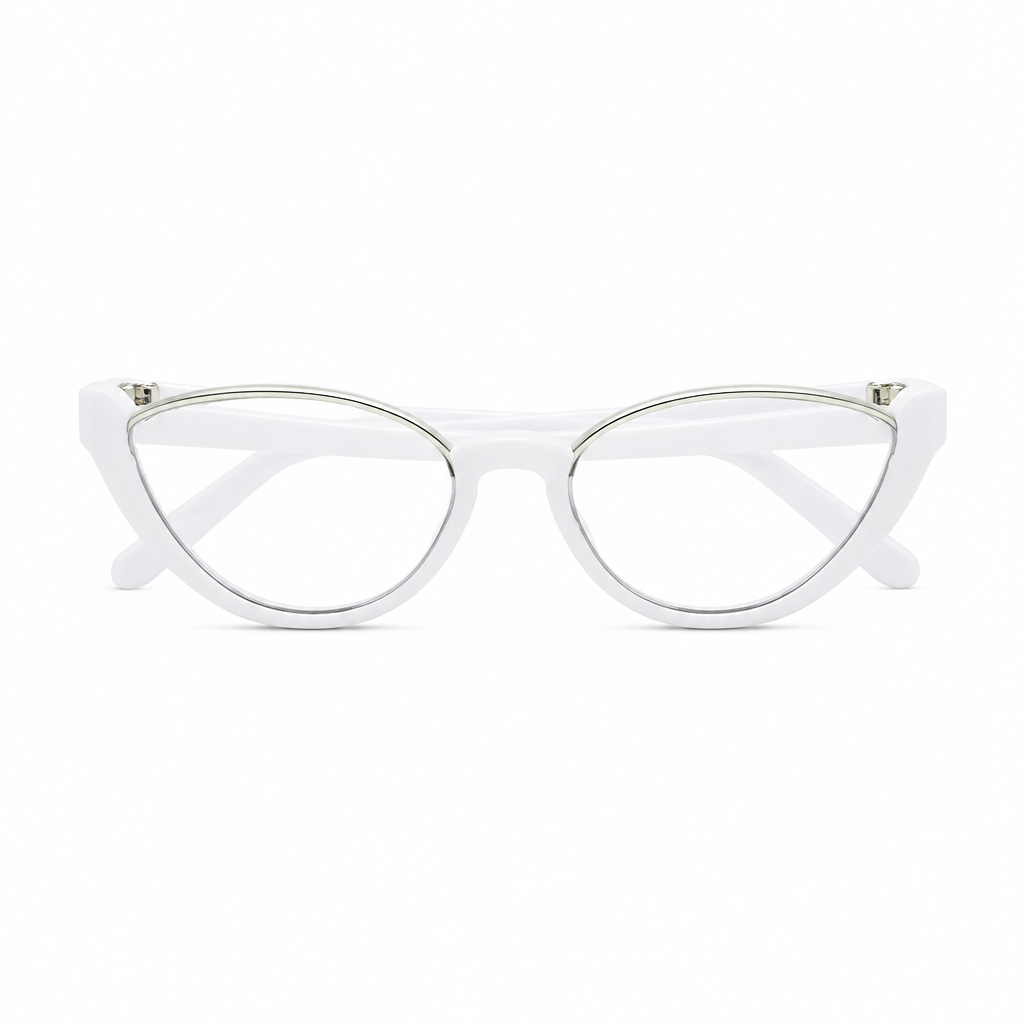 Half Moon Chalk sunglasses on white