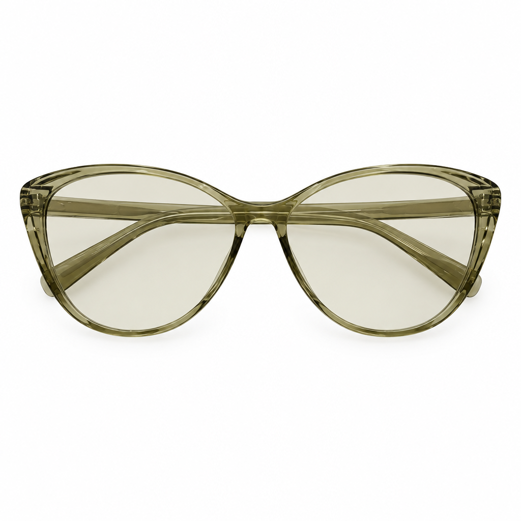 Vintage Glance Fern sunglasses on white