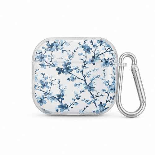 Blue Reverie Porcelain Vine AirPods Case