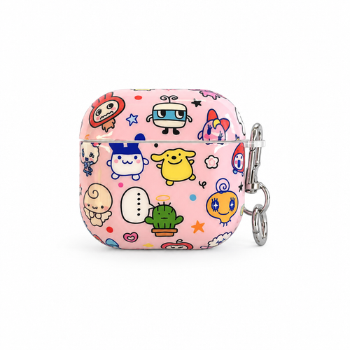 Cartoon Pink Afterglow AirPods Case