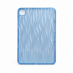 Wave Study Cobalt iPad Case