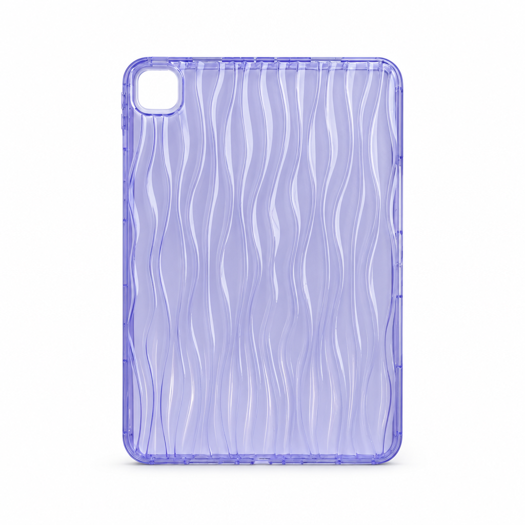 Wave Study Wisteria iPad Case