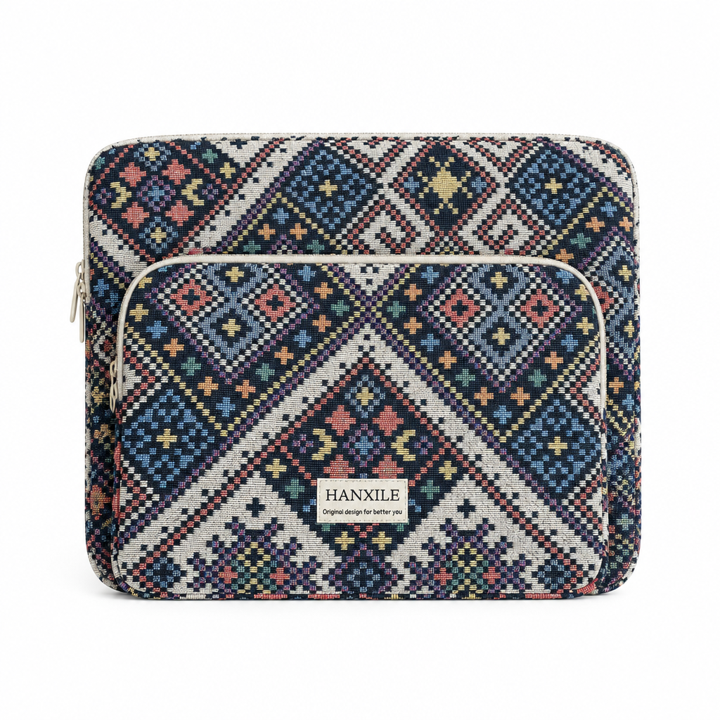 Retro Weave Cherry MacBook Sleeve