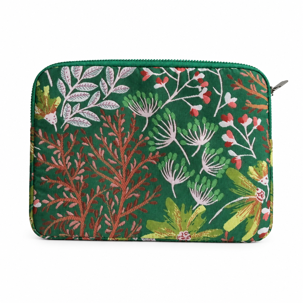 Flower Emboss Fern MacBook Sleeve
