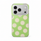 Silver Dot Fern iPhone Case