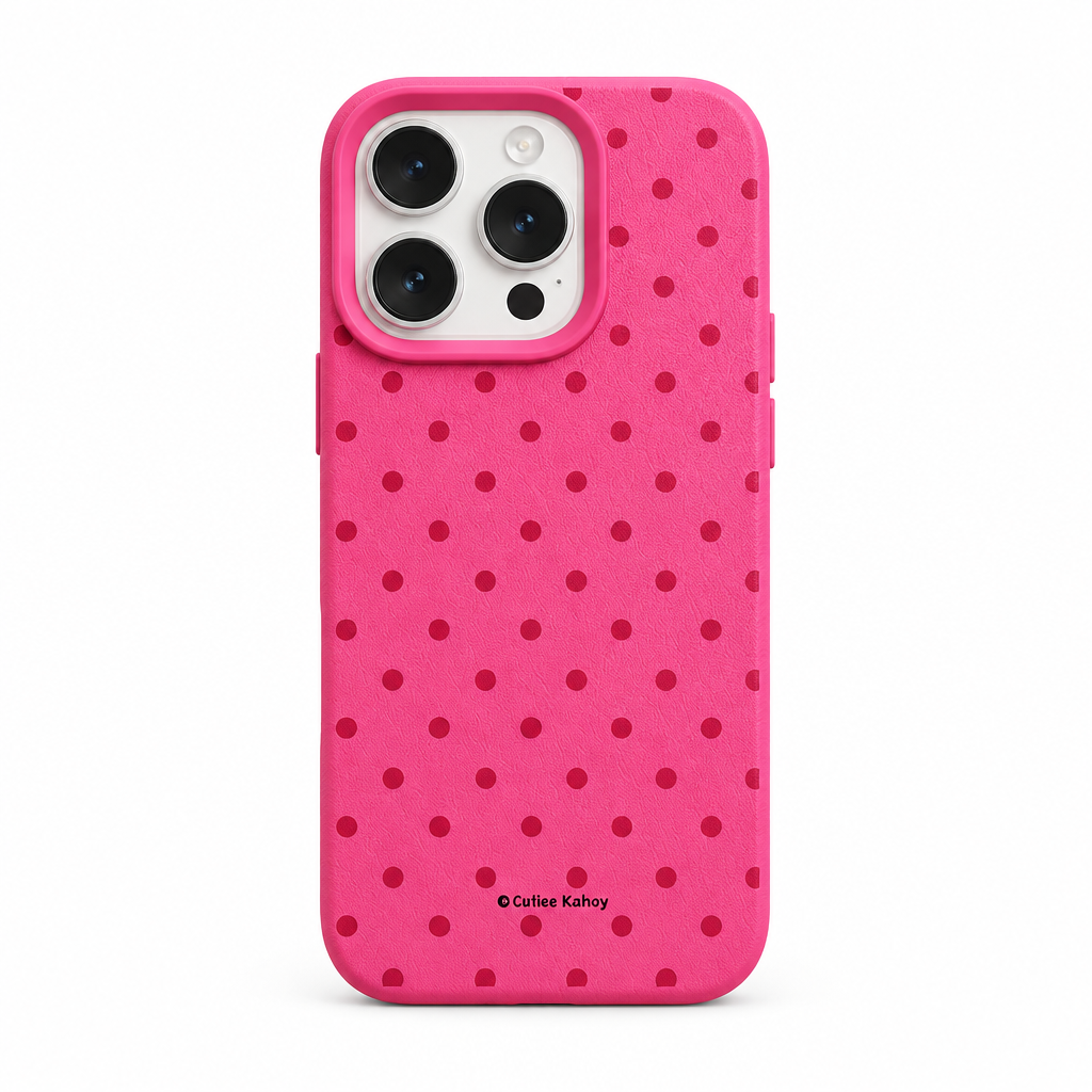 Lichee Dot Cherry iPhone Case