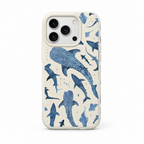Whale Study Oat iPhone Case